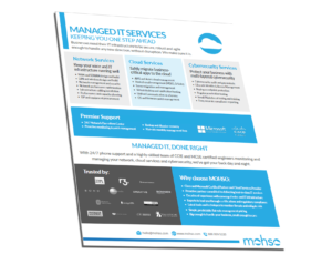 MOHSO Managed Service Provider - Services Overview 